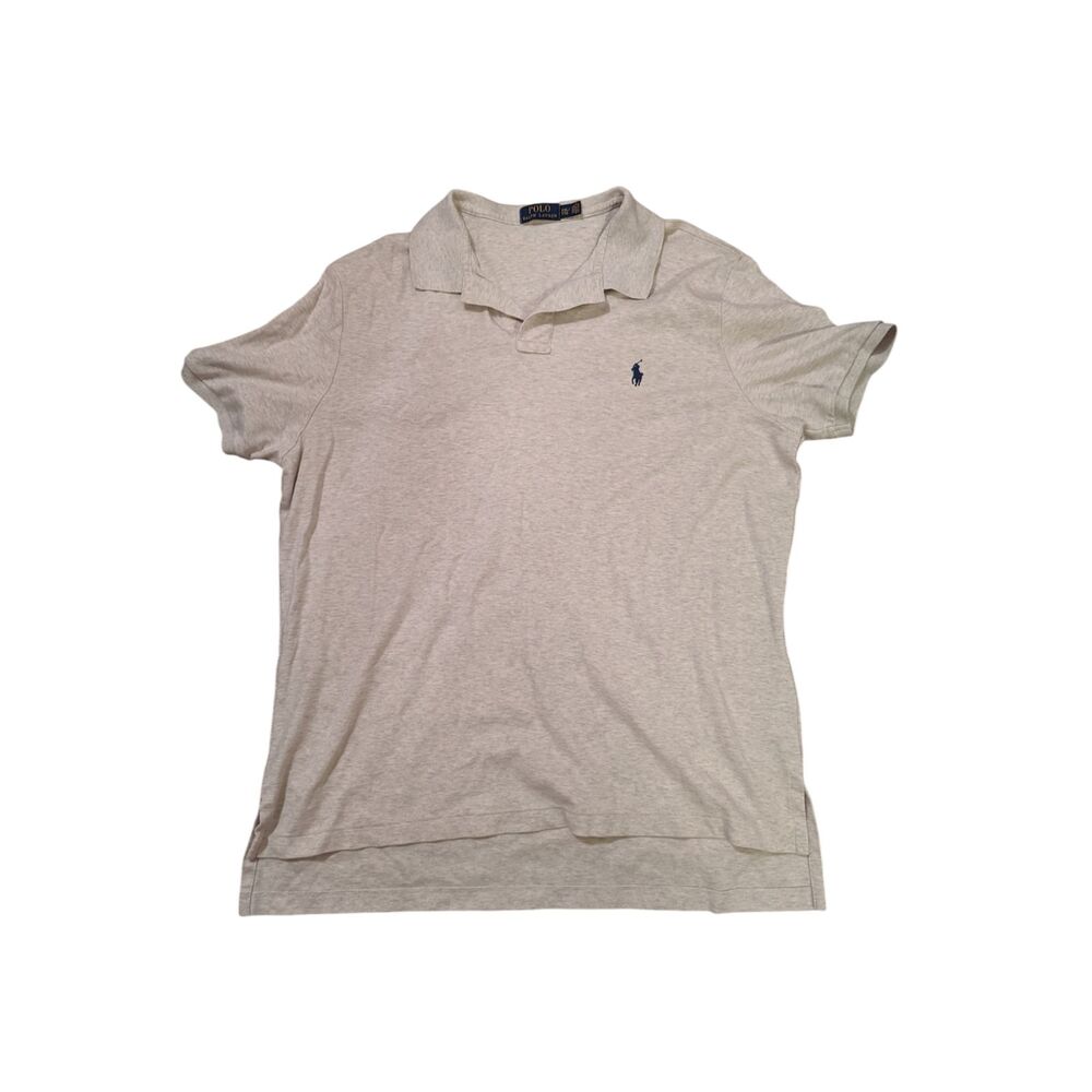 Men's Polo Ralph Lauren Cream Polo Size XXL